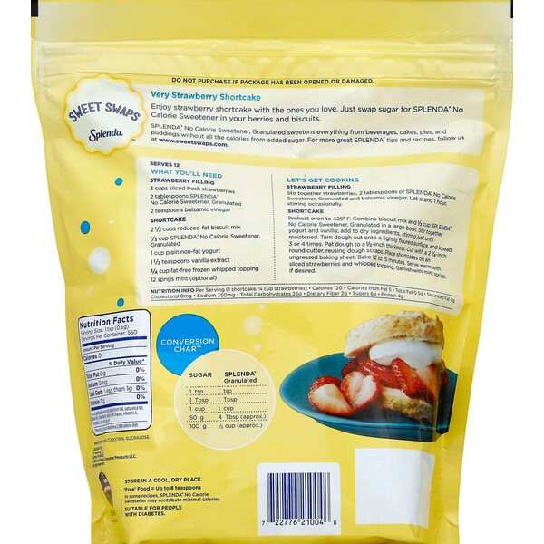 Splenda Splenda Granular 9.7 oz., PK8 SP82101001 - main